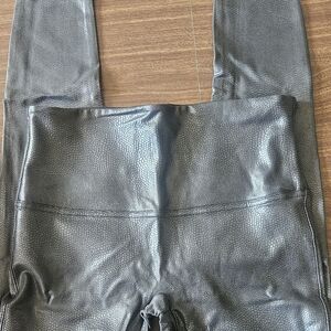 Black Faux Leather Leggings Ladies